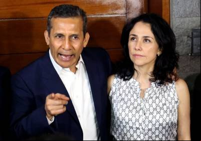 Após ser condenada à prisão, ex-primeira-dama do Peru pede asilo ao Brasil